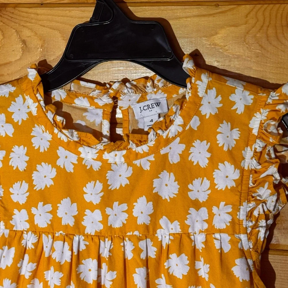 J. Crew Sunflower Yellow Floral Top - Picture 2 of 10
